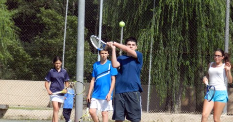 Campamento de tenis en inglés
